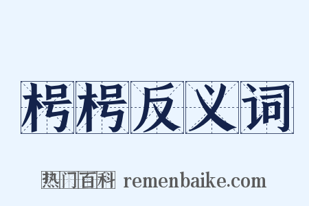 枵枵反义词是什么意思的图片